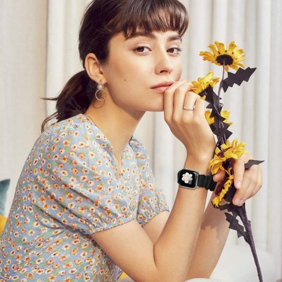 Apple Watch Cloth Scrunchie Pattern Elastic Printed Fabric Wristbands main image 6